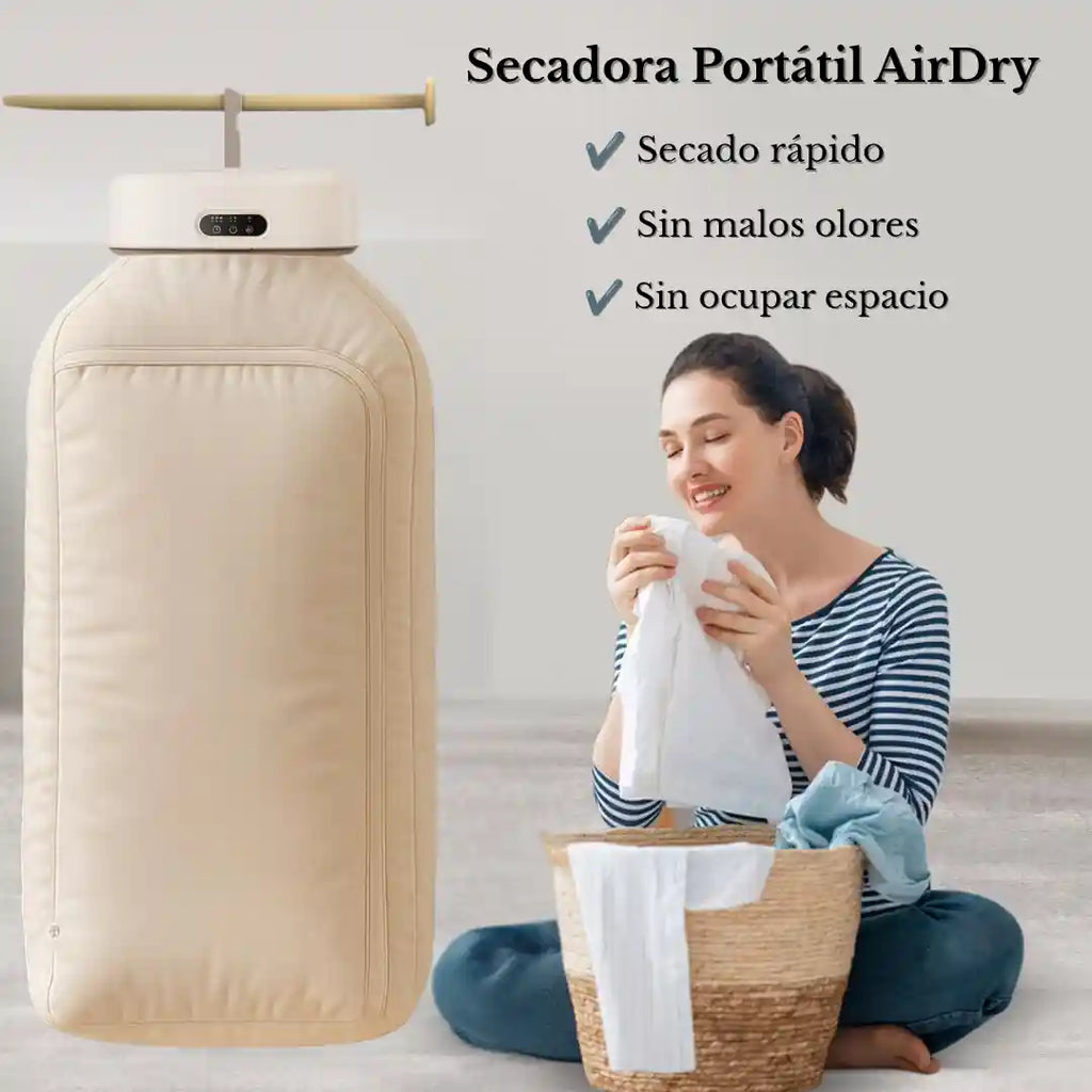 Secadora eléctrica portátil con temporizador